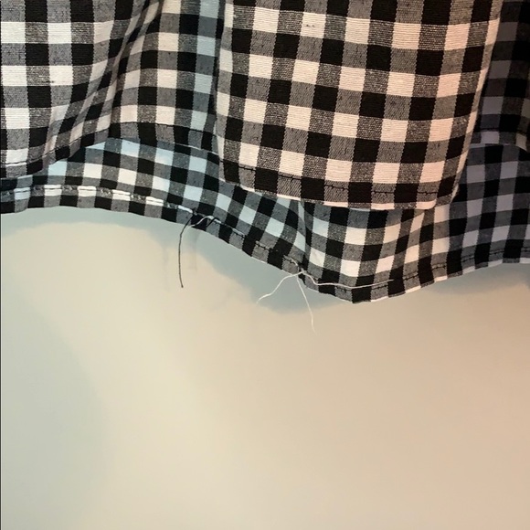 SHEIN 4XL Peplum Gingham Top - Picture 2 of 4